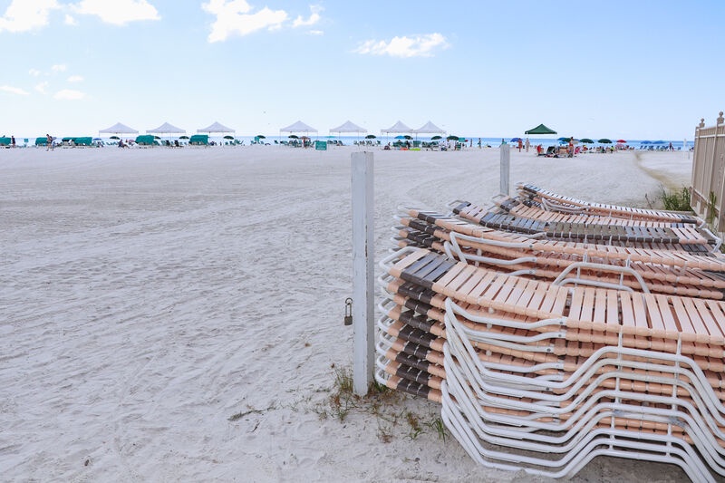 Just steps from the beach