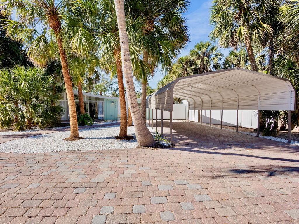 Covered parking carport
