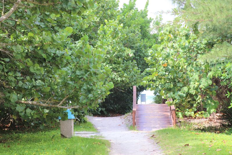 Private beach access with no streets to cross