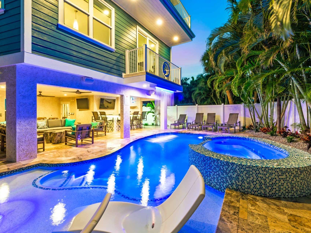 Backyard with Pool/Hot Tub