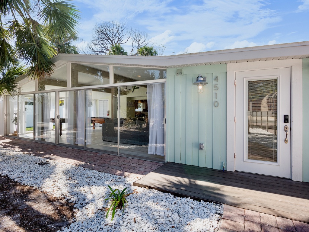 Main entrance to home