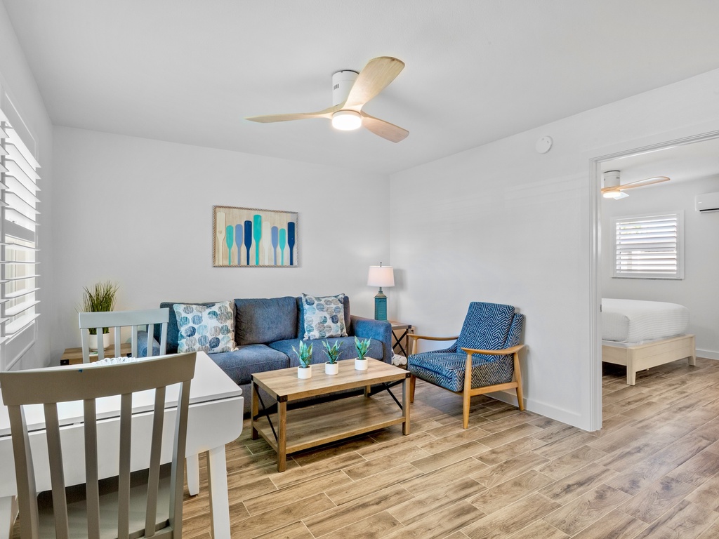 Living Area - Queen Sleeper Sofa