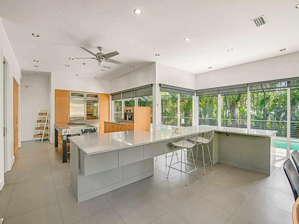 Large Kitchen Island with Seating