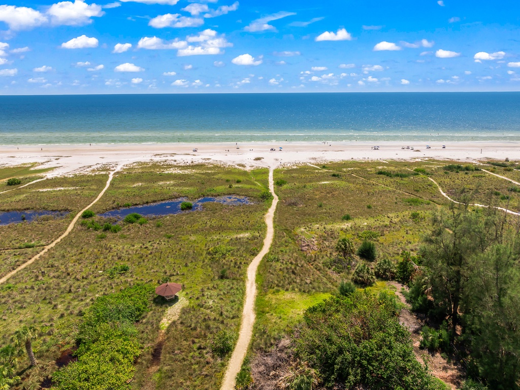 Just steps from the beach