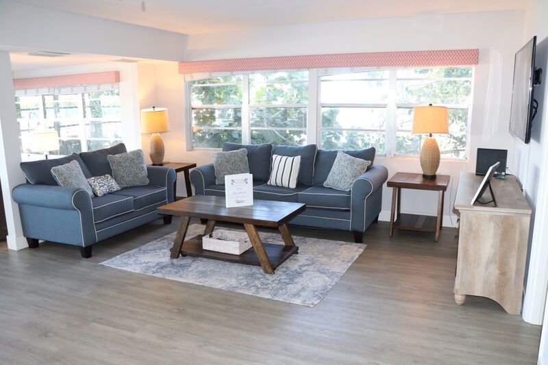 Cozy living room with plush seating