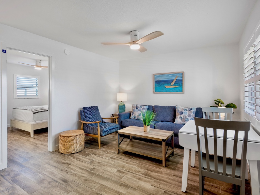 Living Area - Queen Sleeper Sofa