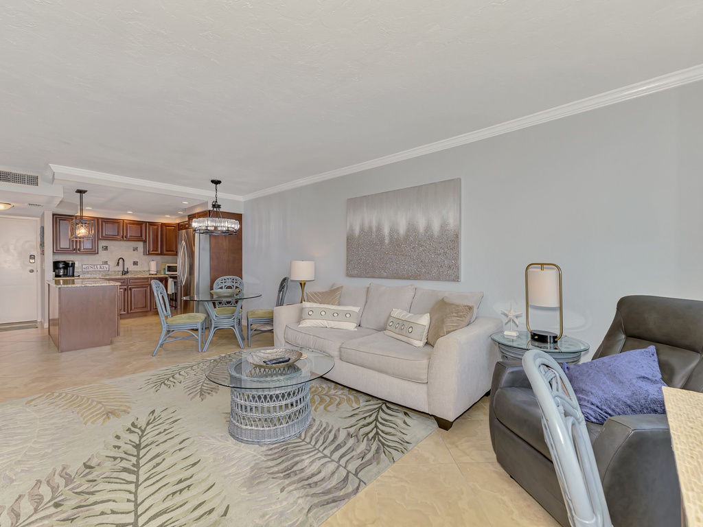 Open-concept living space