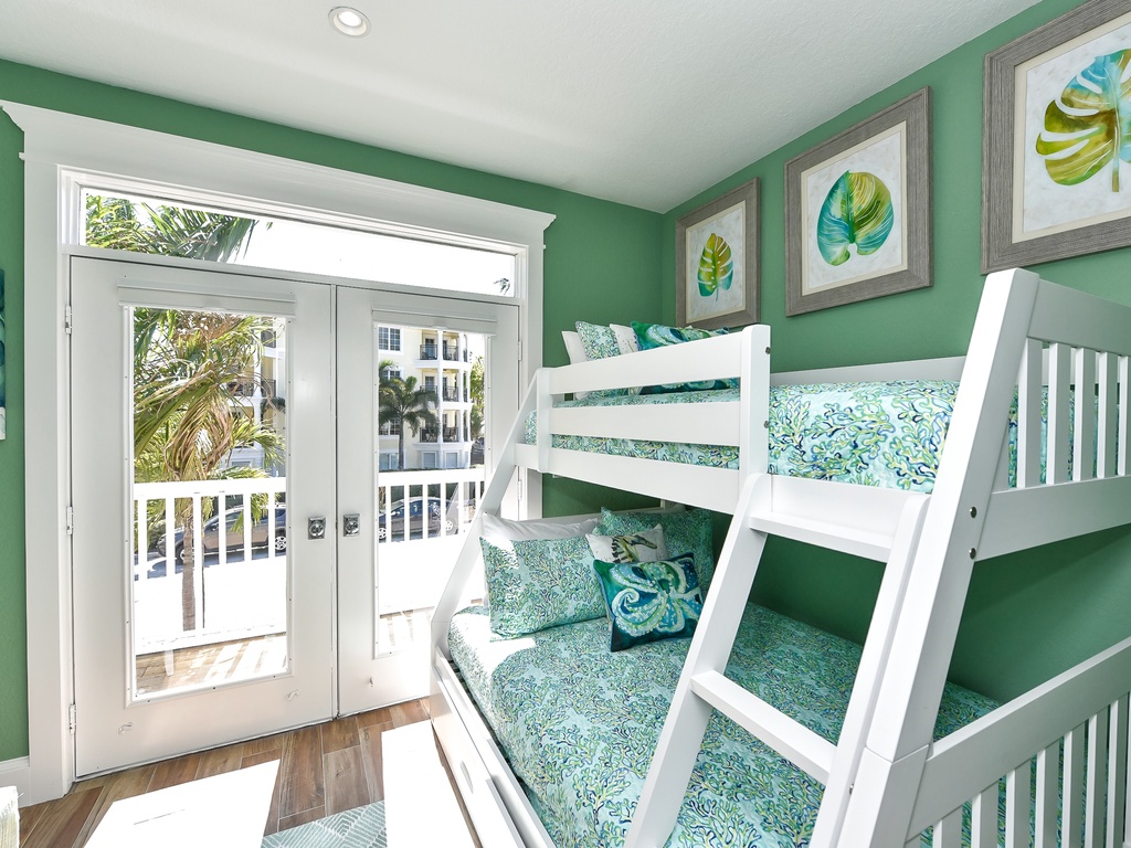 Eighth Bedroom: Twin-over-Full bunk bed with Twin trundle