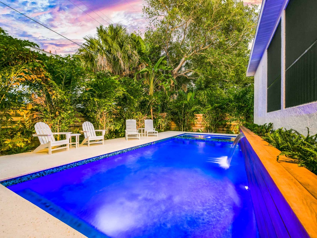 Pool at Dusk