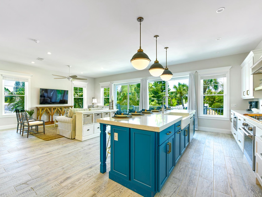 Kitchen and Living Room