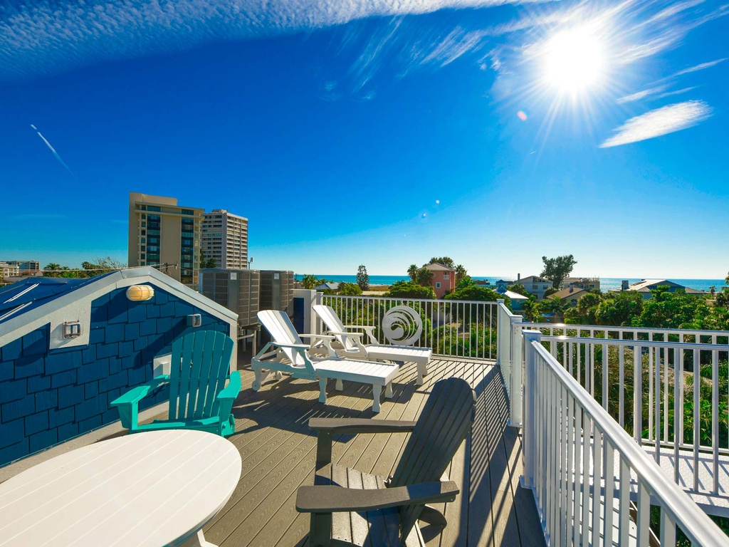 Roof Top Deck with Gulf Views
