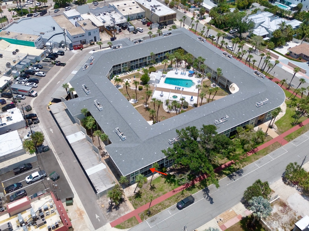 Aerial View - Lido Beach Oasis by Tropical Sands Accommodations