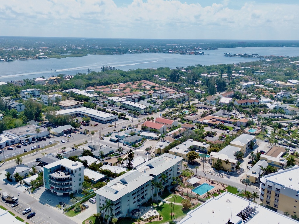 Aerial View - Sun N Sea #2 by Siesta Key Luxury Rental Properties