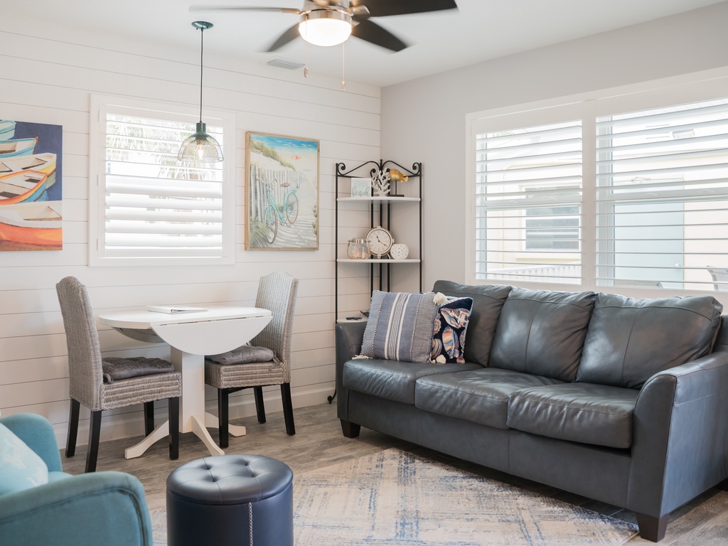 Cozy living room with plush seating