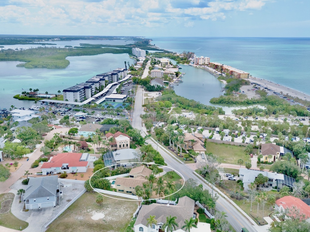 Aerial View - The Midnight Turtle by Siesta Key Luxury Rental Properties