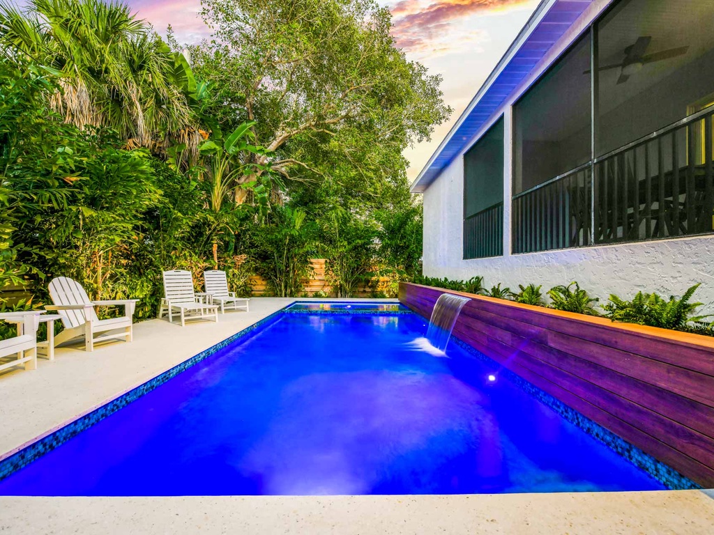 Pool at Dusk