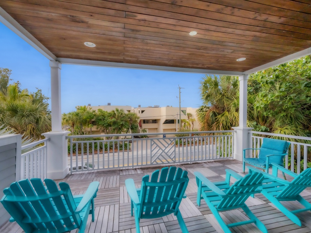 Balcony lounge perfect for relaxing