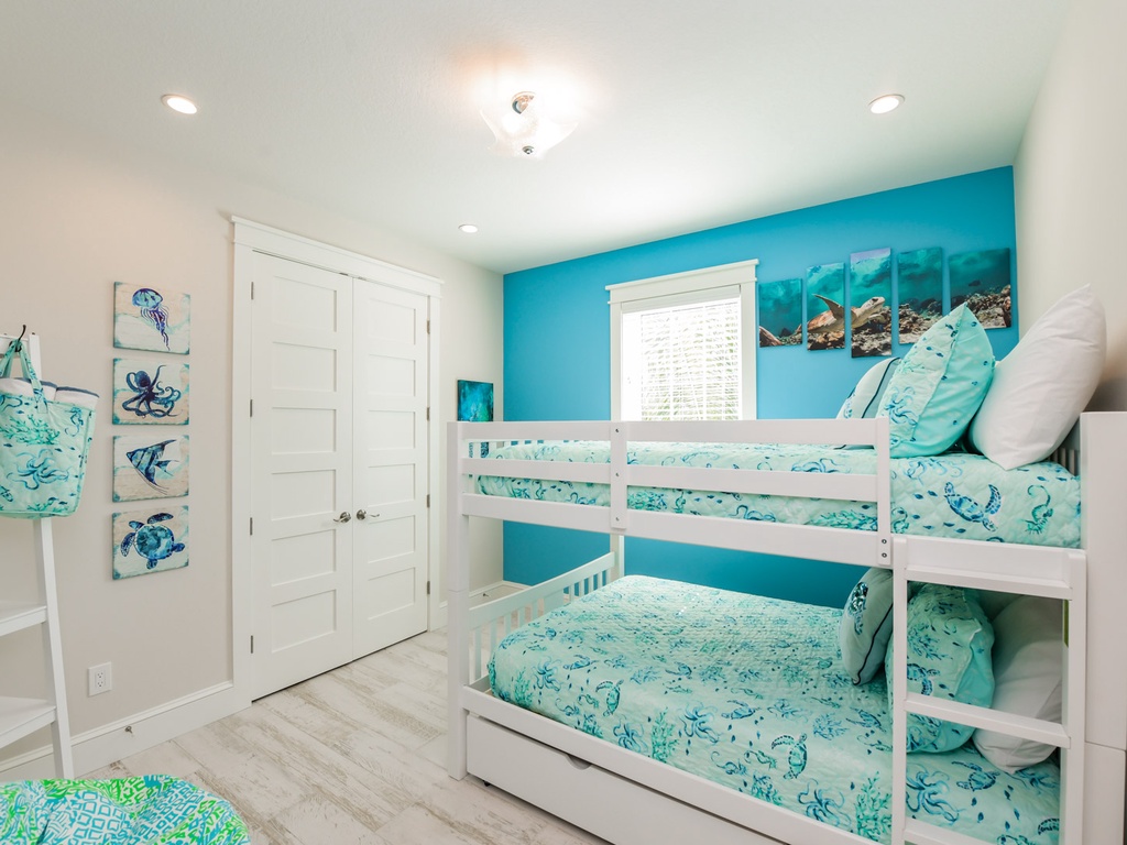 Fifth Bedroom - Full over full bunk beds