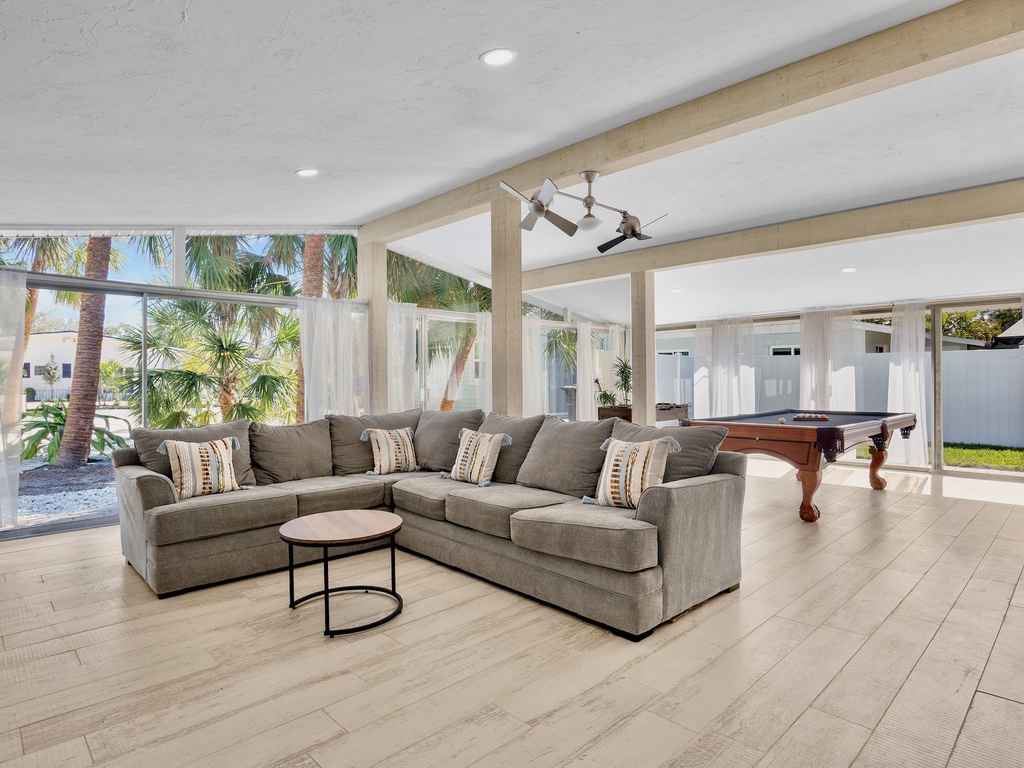 Spacious living area