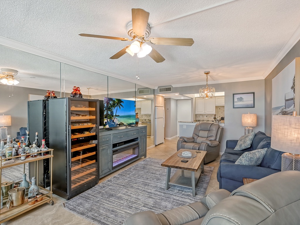 Living Area with Sleeper sofa