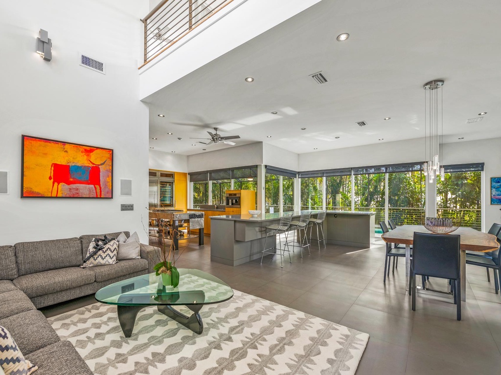 Living Room - Open above to Game Room