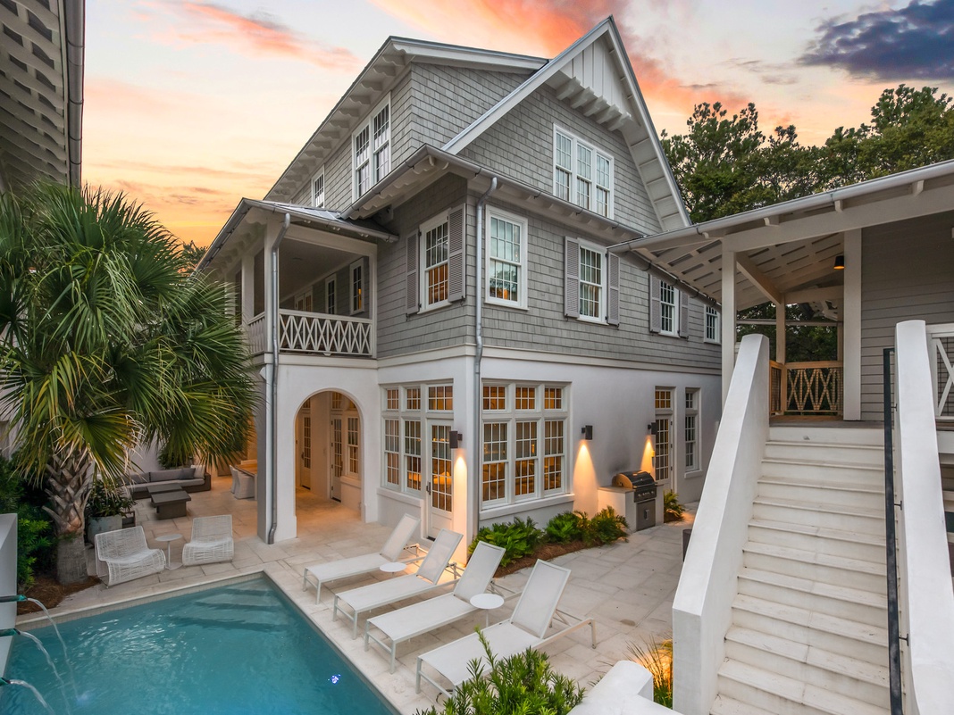 Rosemary Beach "Mary Rose" 45 Abaco Lane Main and Carriage House