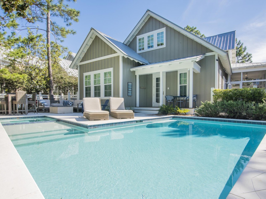 Watercolor "Come and Beach It" 87 Wisteria Way