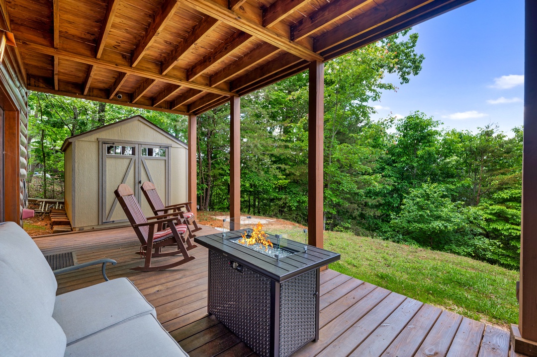 Heavens View - Lower Level Covered Deck