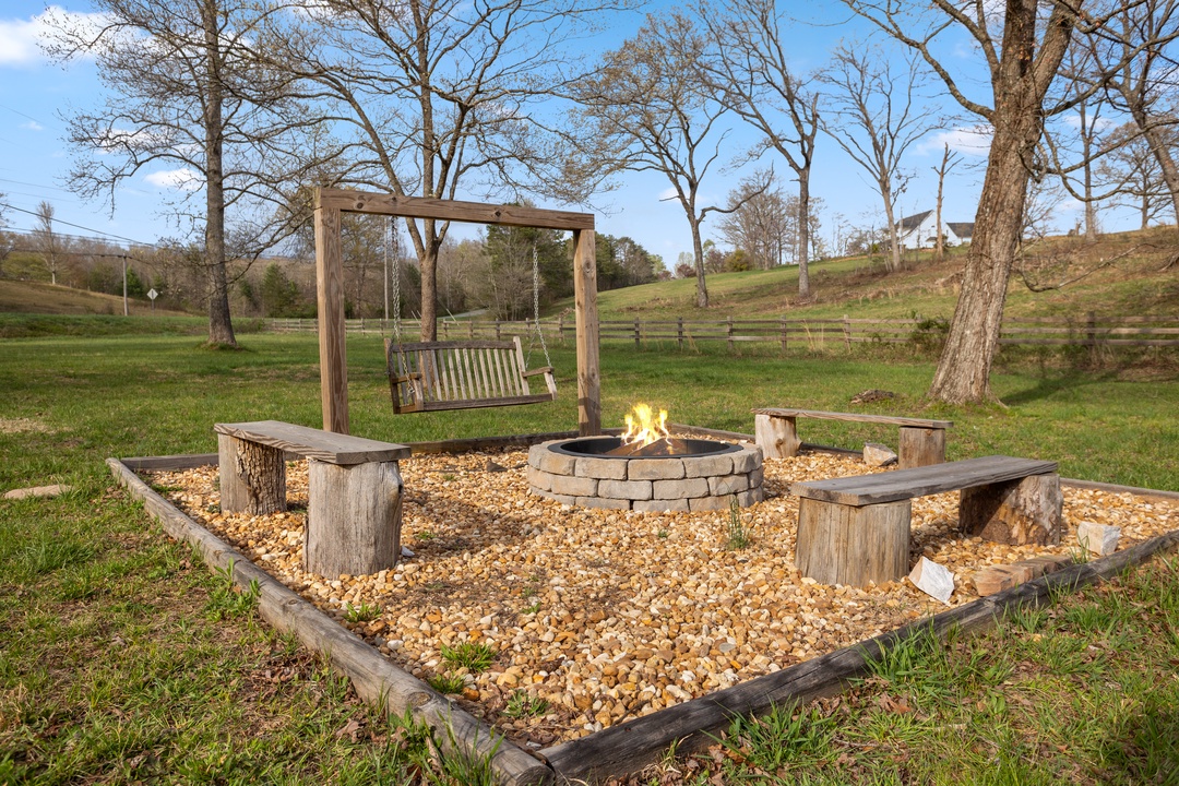 Dandelion Delight - Fire Pit Area