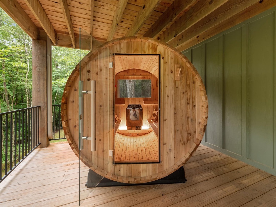 Creek Songs- Sub-lower deck sauna