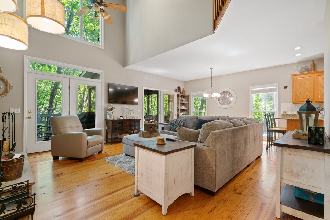 Cozy Mountain Getaway - Entry Level Living Area #1