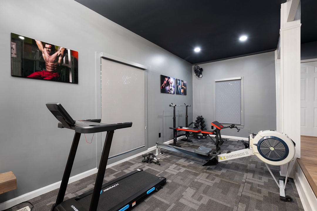 Modern Marble - Lower Level Exercise Room