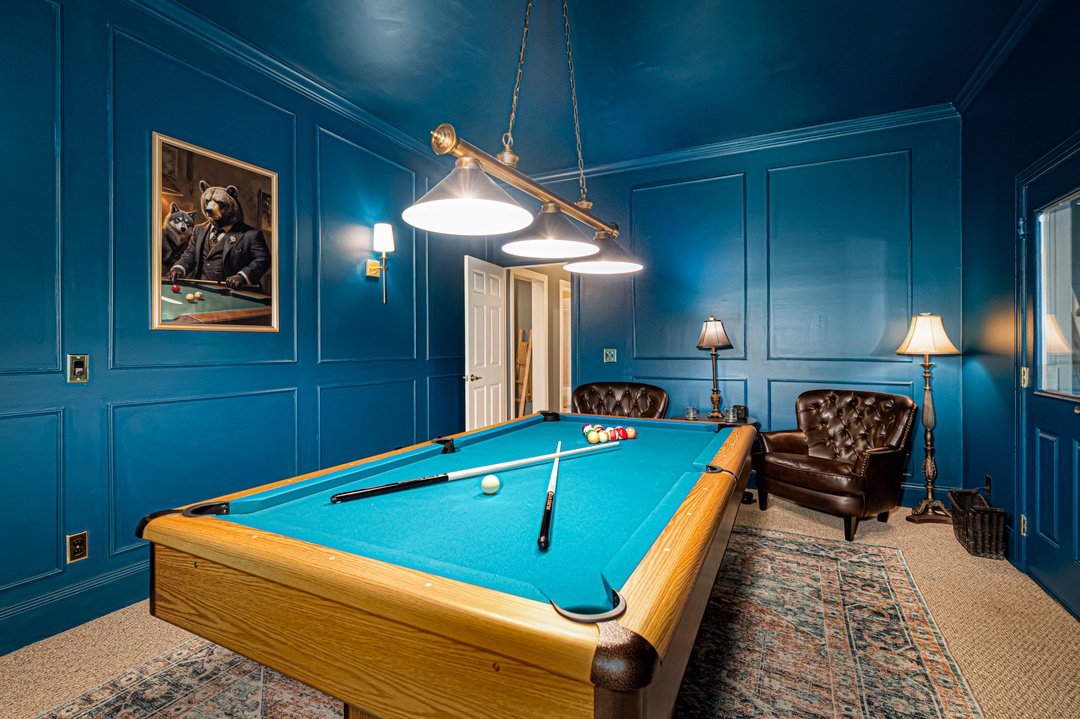 Whispering Knoll - Lower Level Billards Room