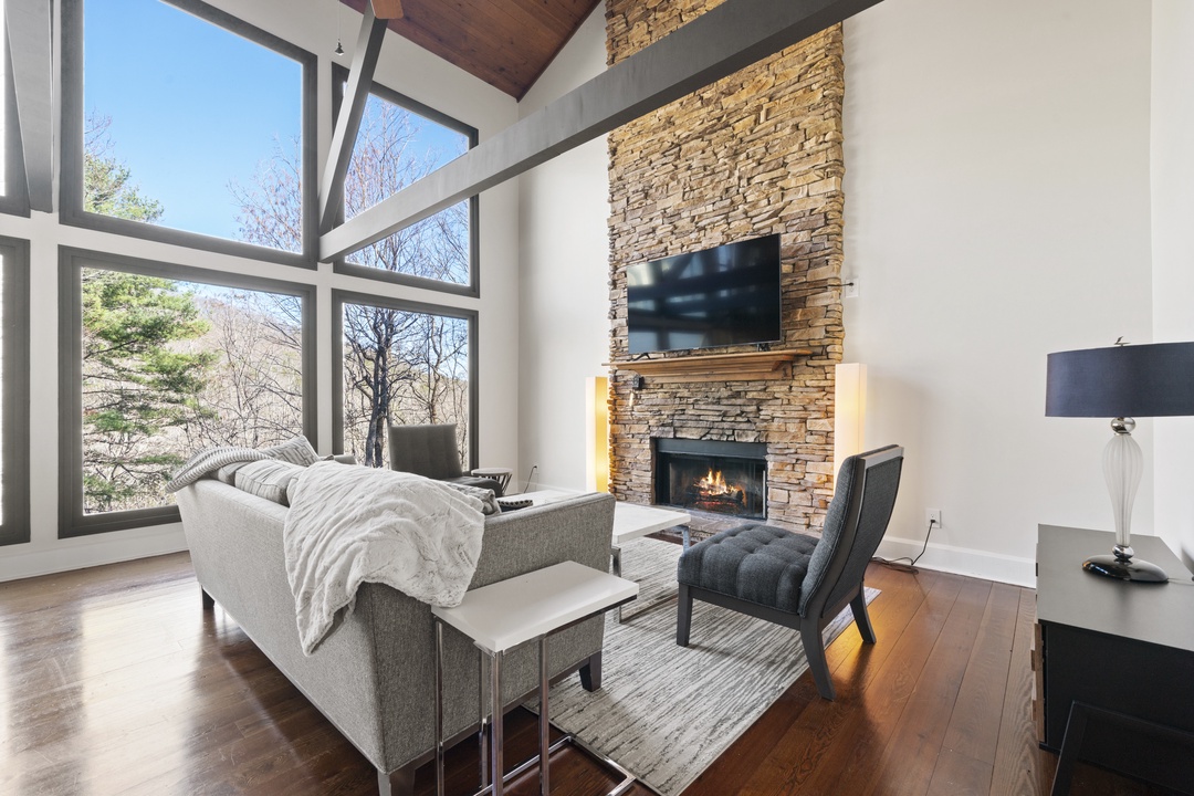 Mountain Retreat by The Stream - Entry Level Living Room