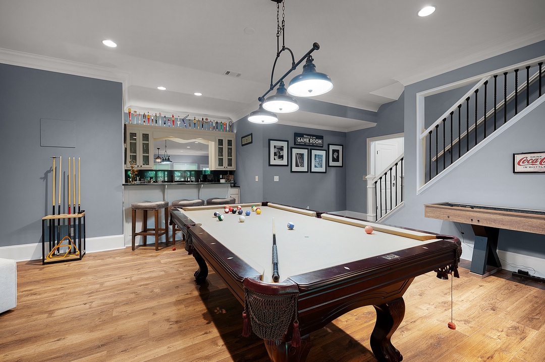 Whitetail Ridge Hideaway - Lower Level Entertainment Area