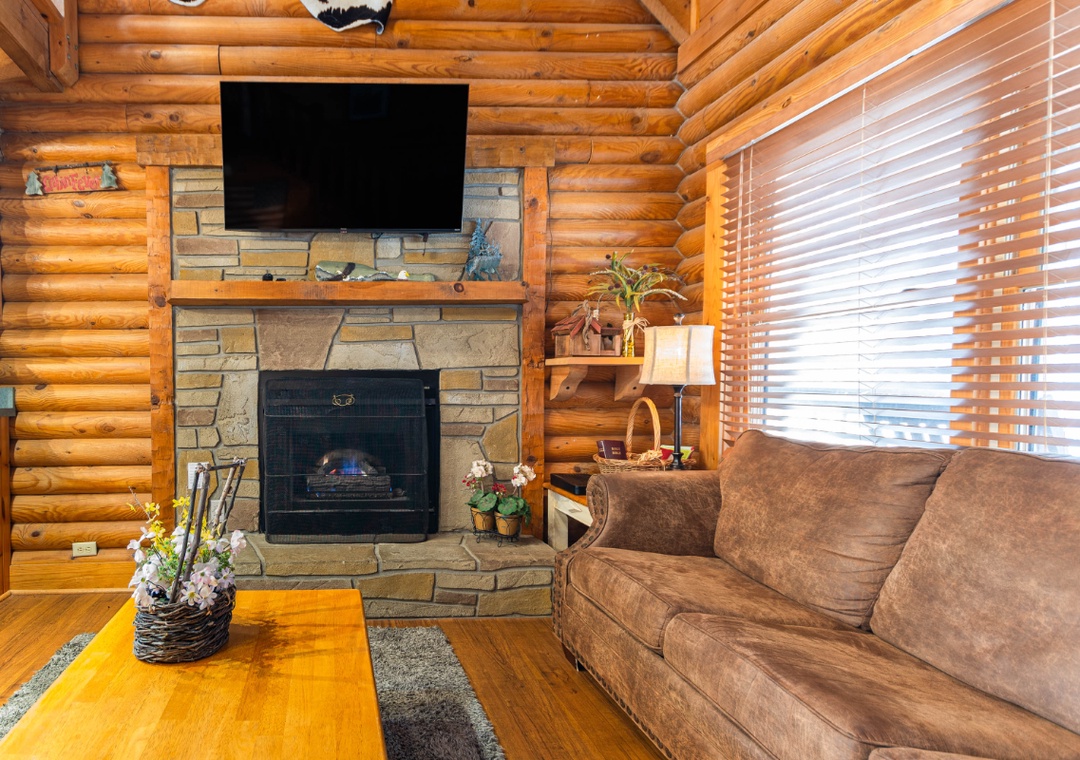 Pigeon Forge Perch's cozy living area