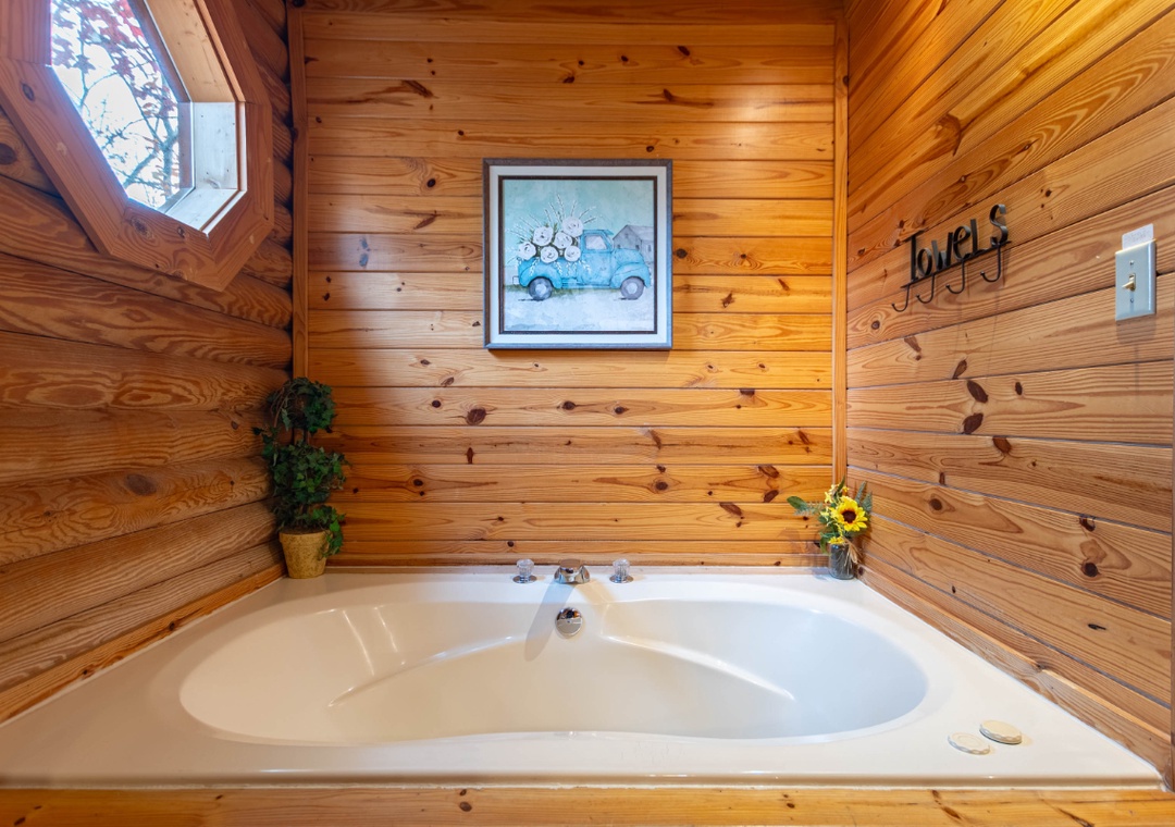One of Pigeon Forge Perch's jacuzzi