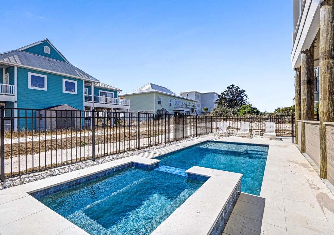 Private pool at It's a Shore Thang