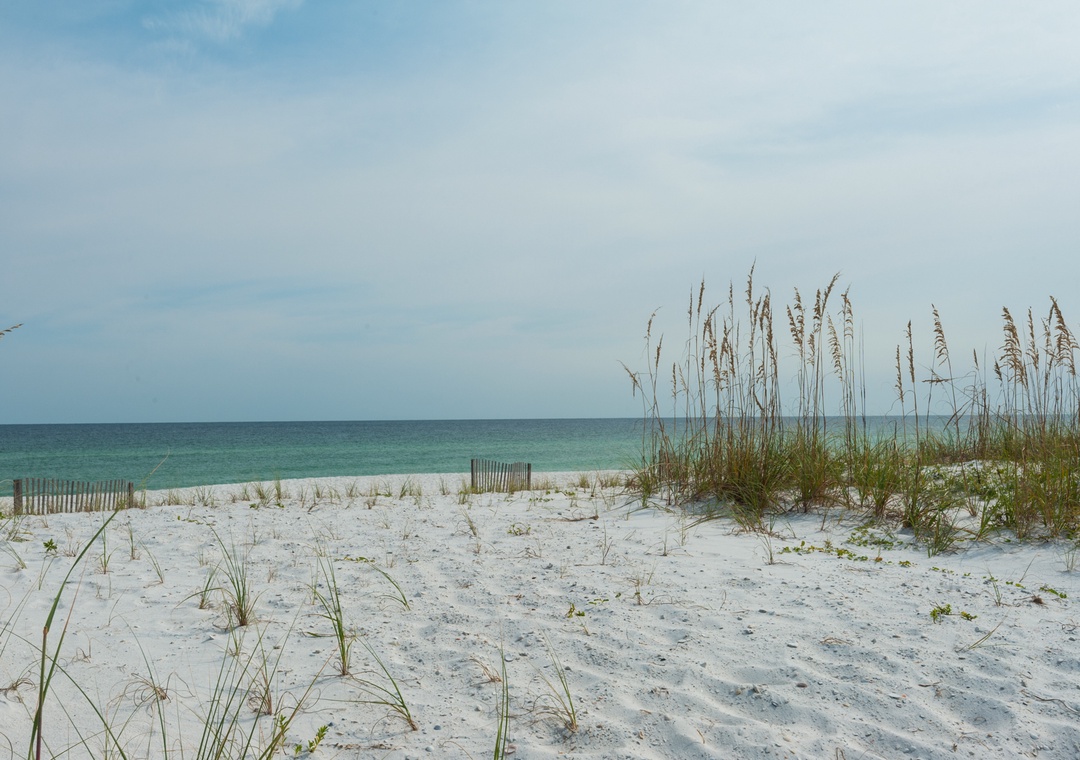 The beach is just steps away!
