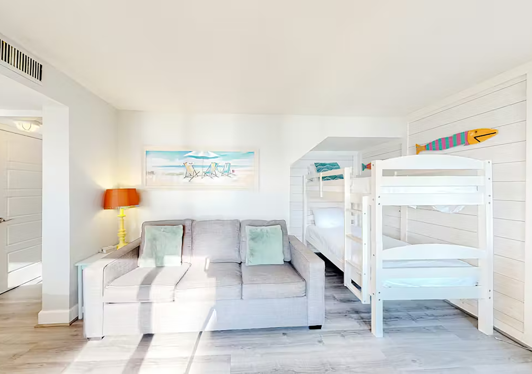 Living and bunk area