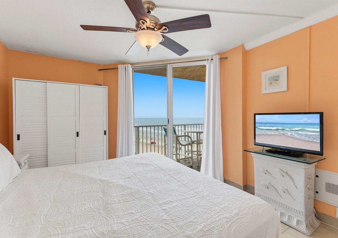 King Bedroom + Ocean Views