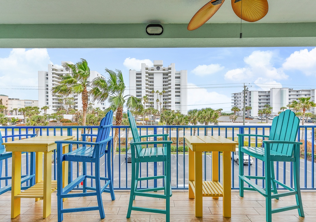 Balcony with a ocean view