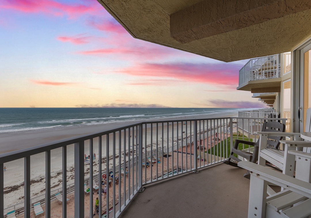 Enjoy Private Balcony Views from The Shores Club 402