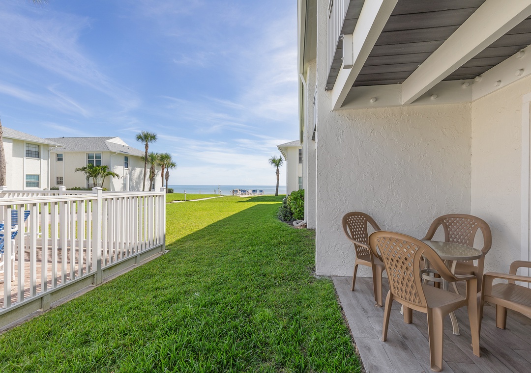 Private ground floor patio