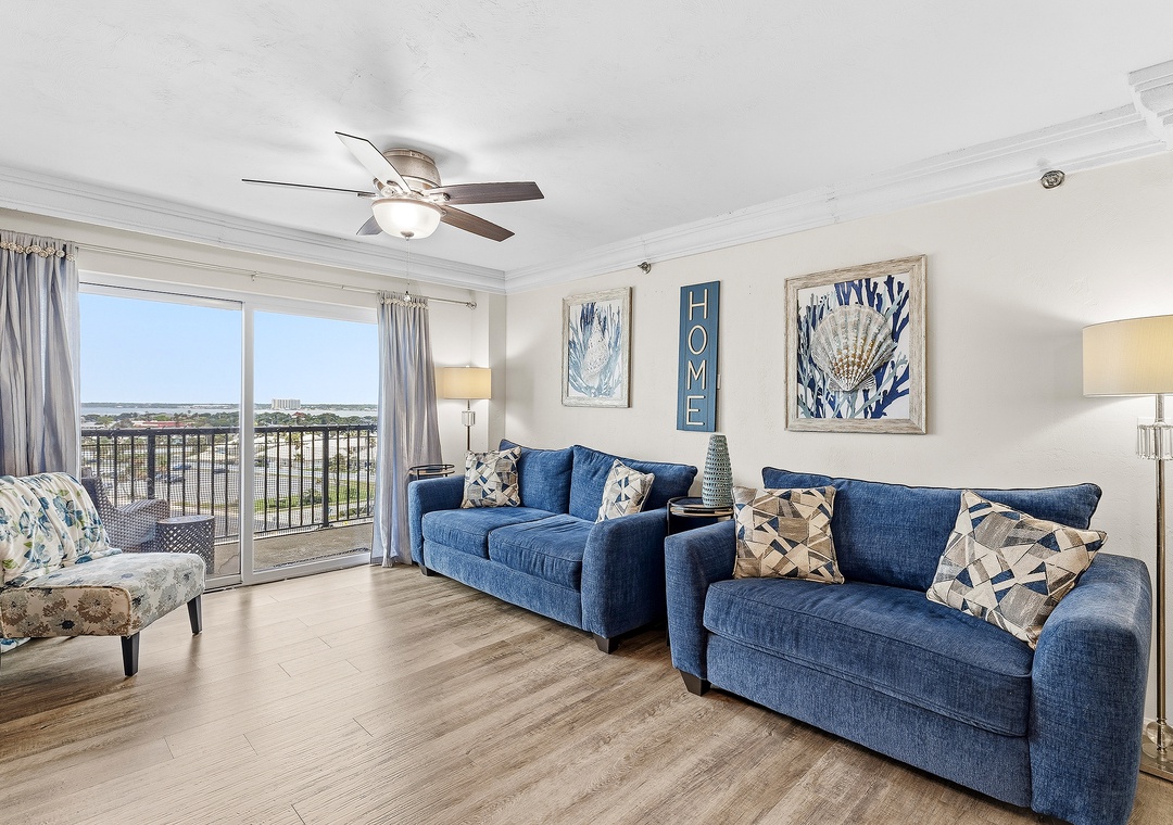 Living Room Balcony Access + Views