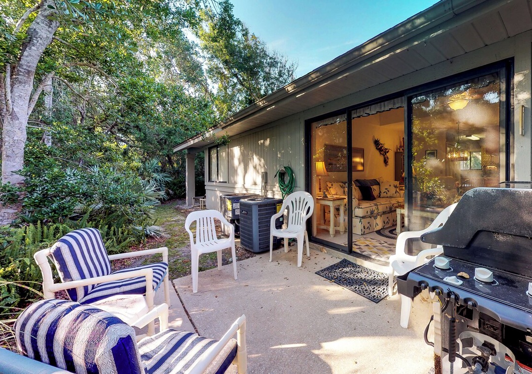 Private patio space