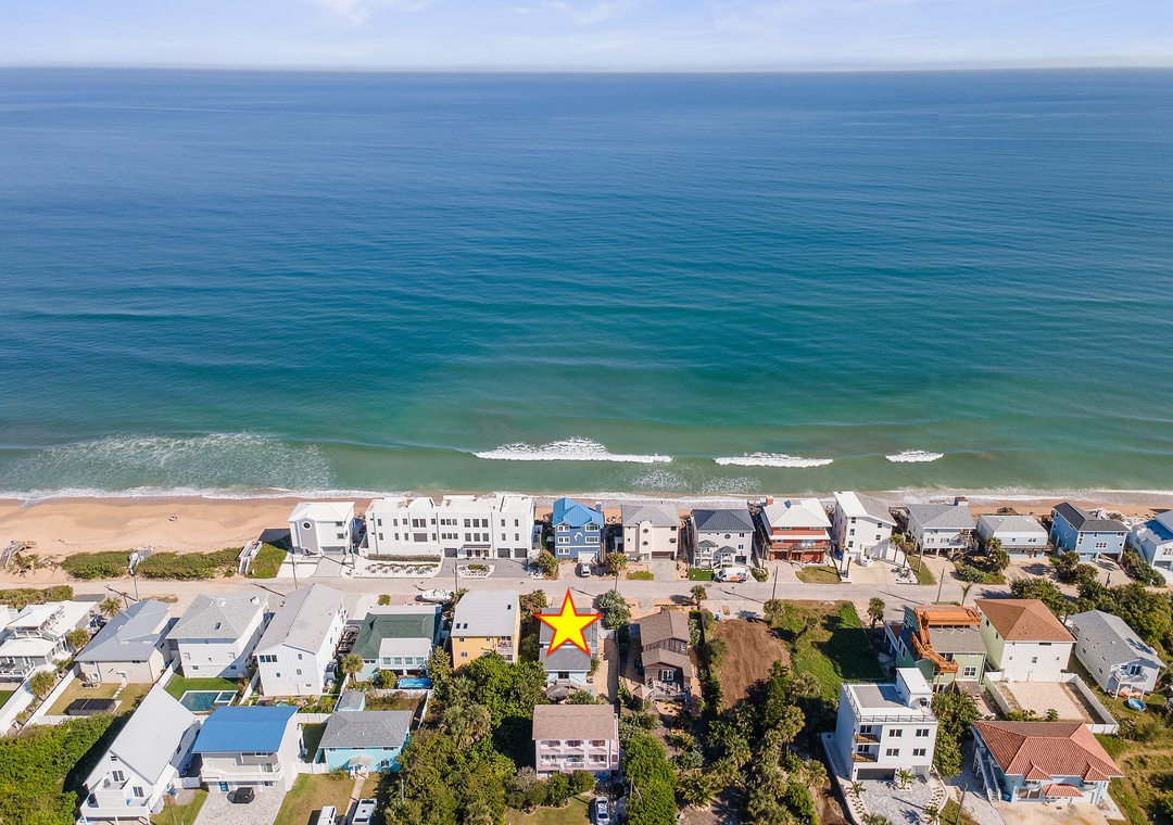 Beach at your front door