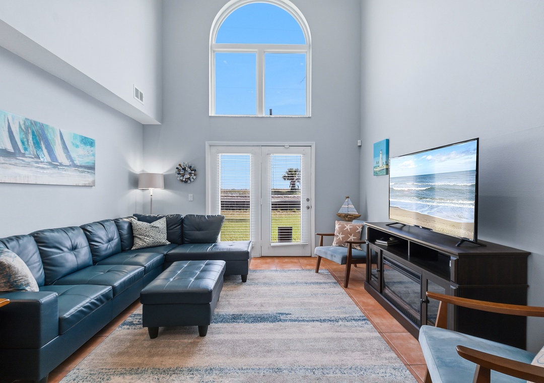 Living Room with Ocean Views