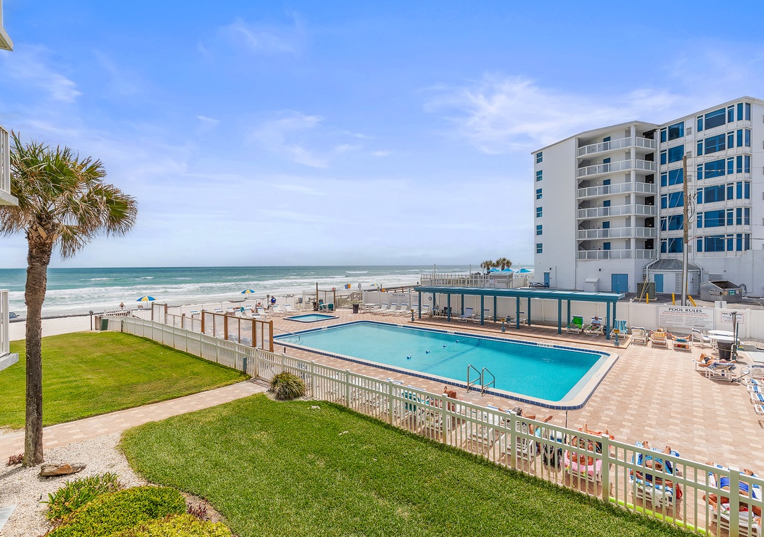 Ocean + Pool Views
