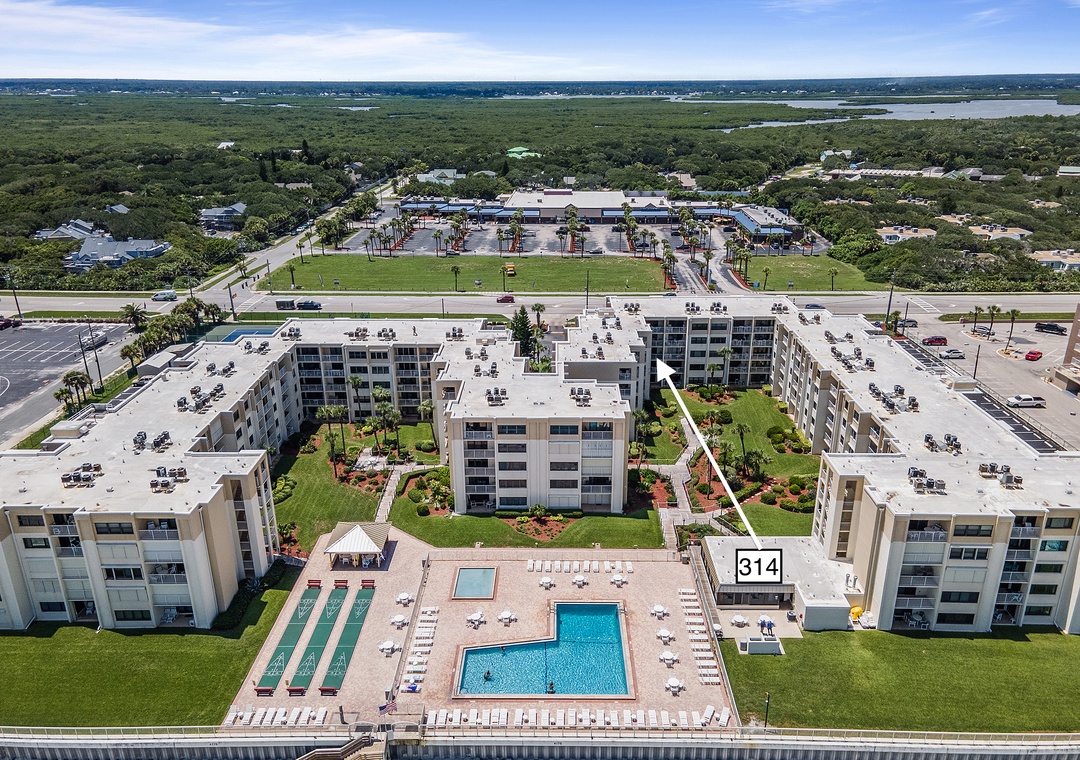 314 Ocean View Balcony Location